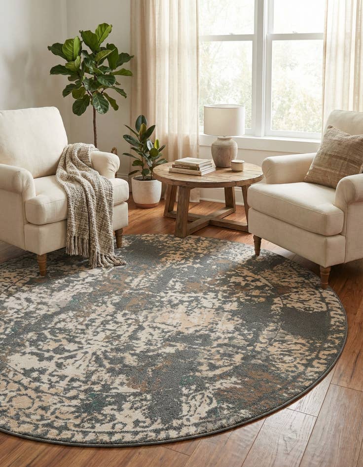 Detail image of 8' x 8' Sahara Round Rug