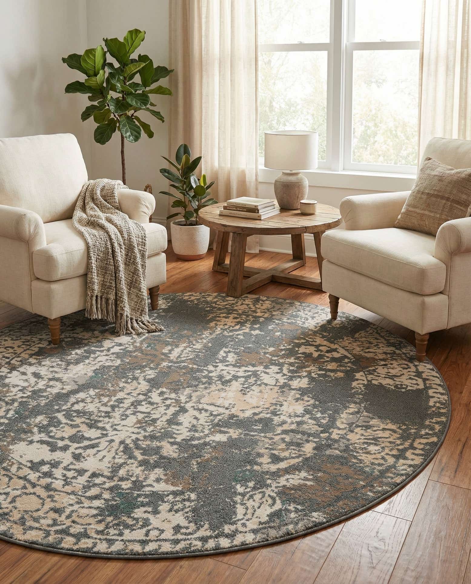 8' x 8' Sahara Round Rug