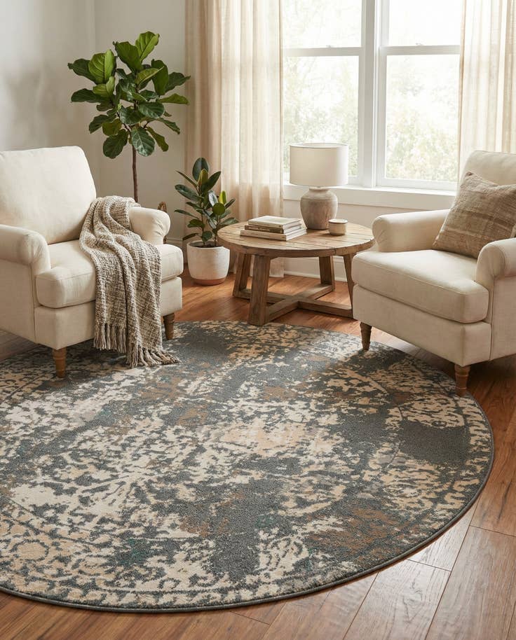 Detail image of 8' x 8' Mojave Round Rug