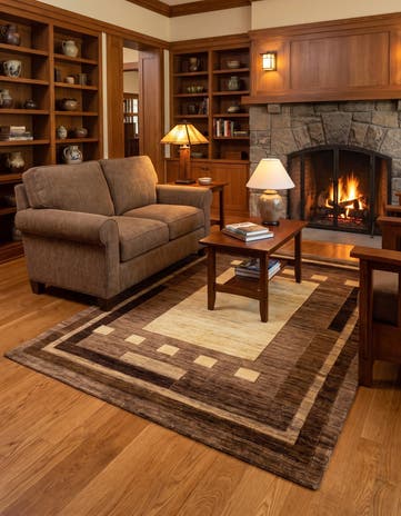 5' x 6' 4 Juma Wool Rug