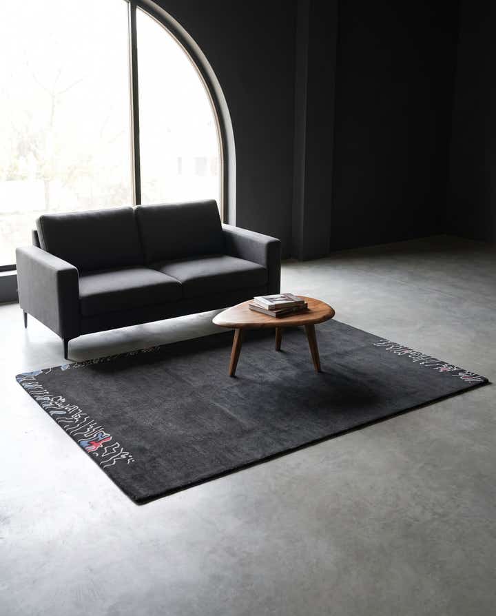 4' 7 x 6' 6 Hand Knotted Nepal Wool Rug