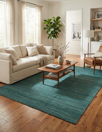 6' 5 x 9' 5 Hand Knotted Kilim Modern Wool Rug
