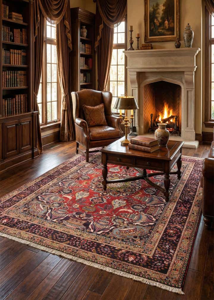 7' 11 x 11' Kashmar Wool Rug