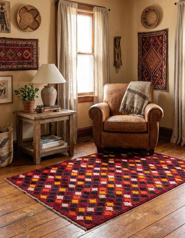 3' 1 x 4' 4 Hand Knotted Balouch Wool Rug