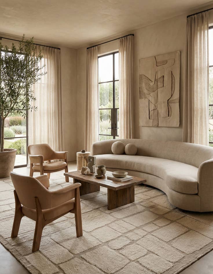 Detail image of 11' 11 x 12' 4  Hand Knotted Beni Marok Rug