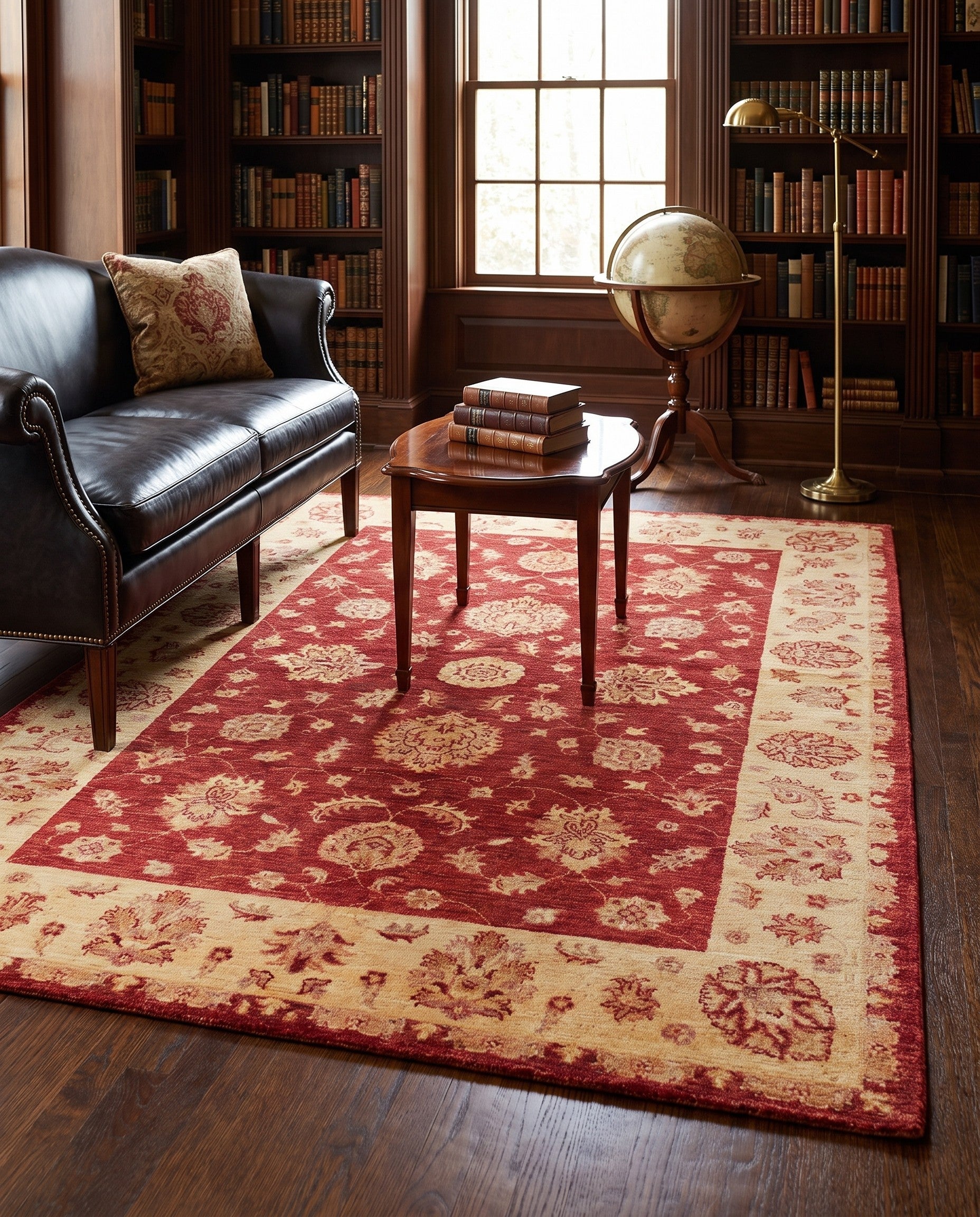 5' 7 x 8' 2 Hand Knotted Ziegler Rug