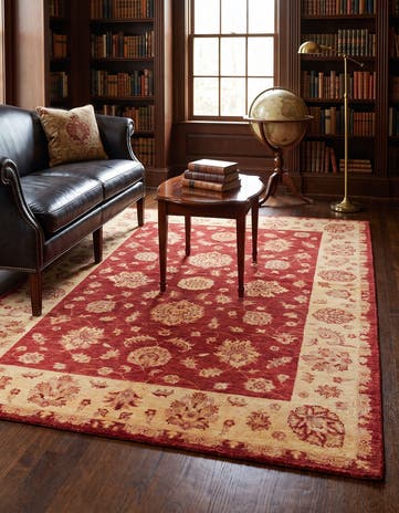 5' 7 x 8' 2 Hand Knotted Ziegler Rug