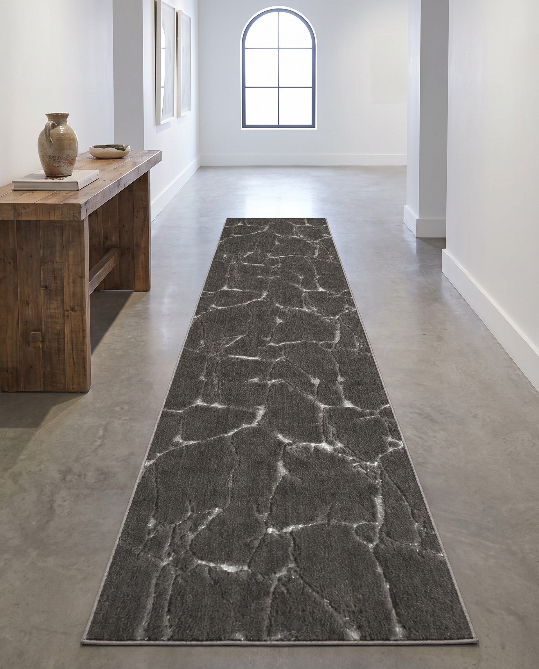 2' 7 x 12' Vogue Geo Runner Rug