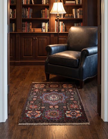 2' x 3' Hand Knotted Mamluk Ziegler Rug