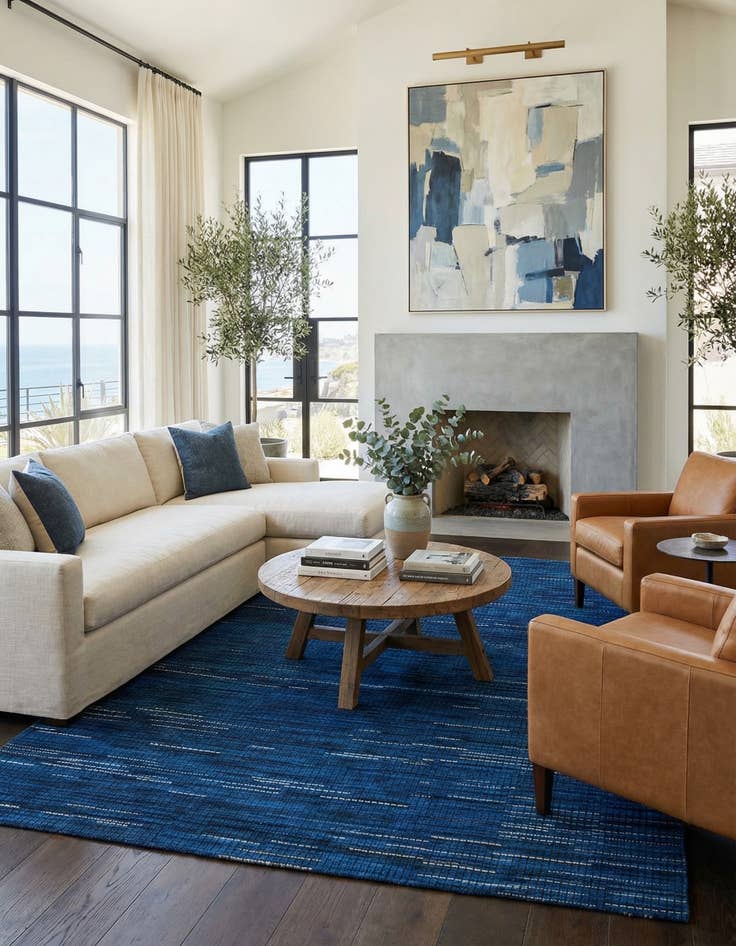 Detail image of 7' 11 x 10' 5  Hand Knotted Darya Wool Rug