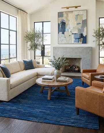 7' 11 x 10' 5 Hand Knotted Darya Wool Rug