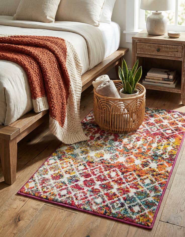 Detail image of  2' x 3' Moroccan Trellis Rug