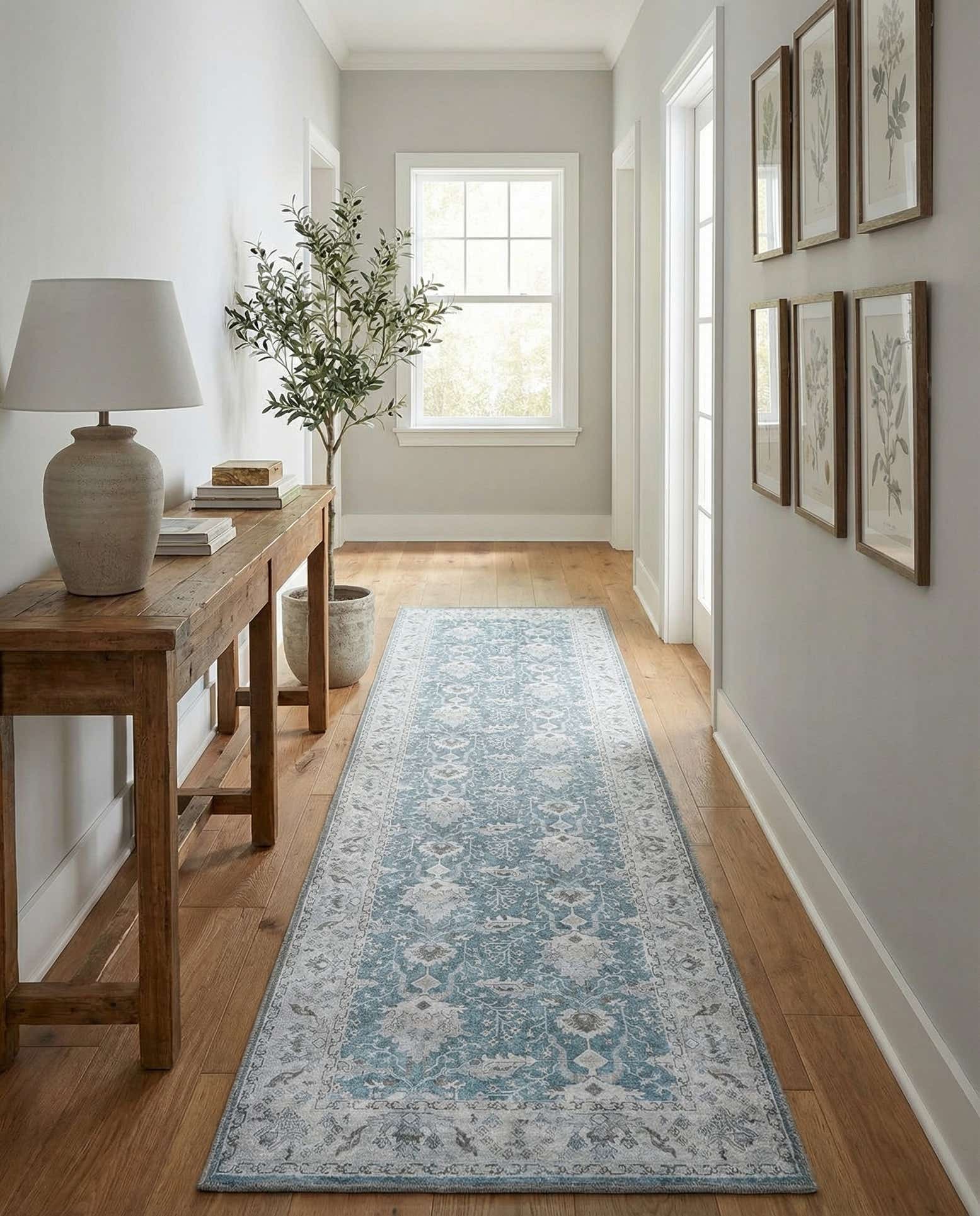 2' 7 x 10' Washable Timeless Runner Rug