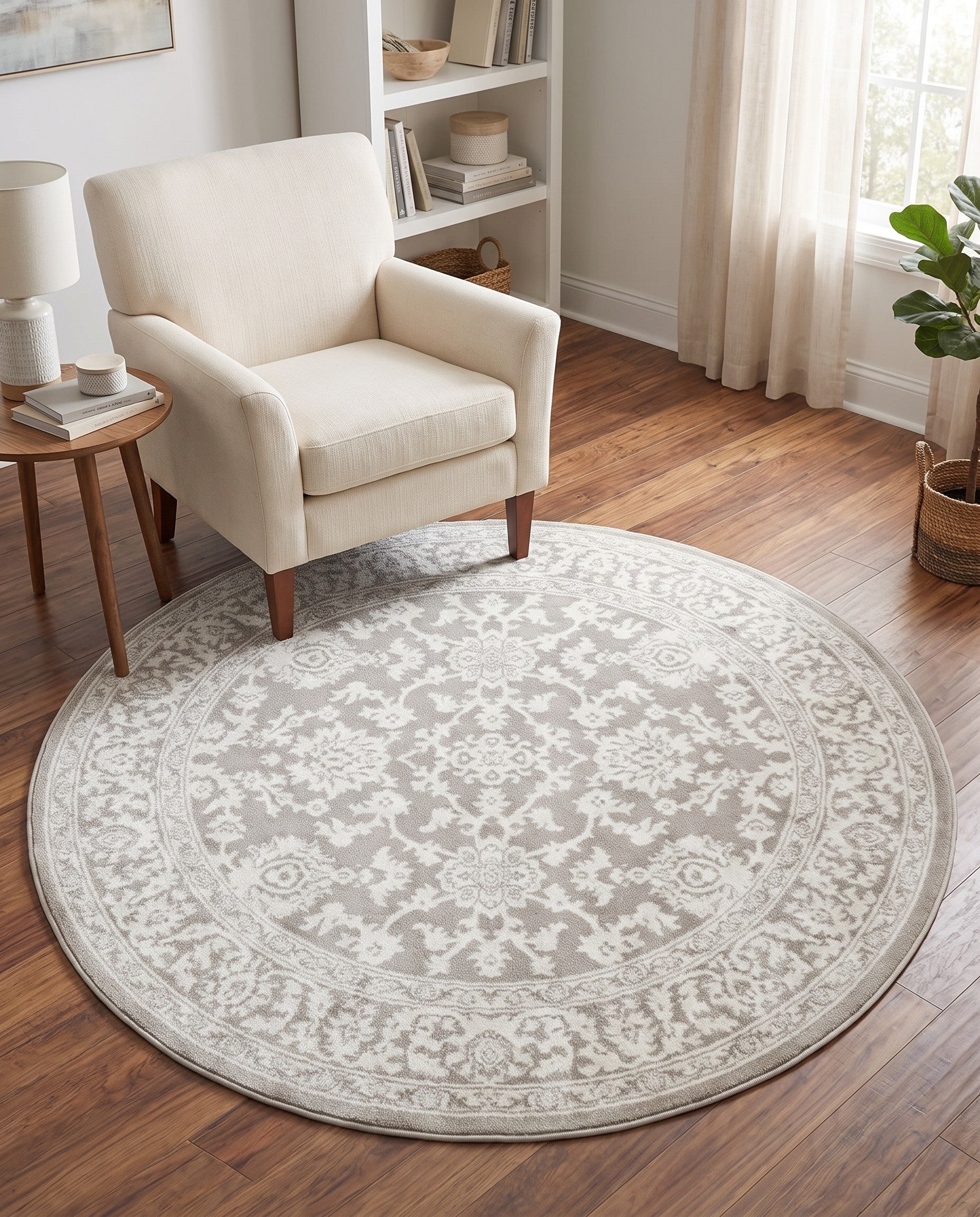 5' 3 x 5' 3 Charlotte Round Rug