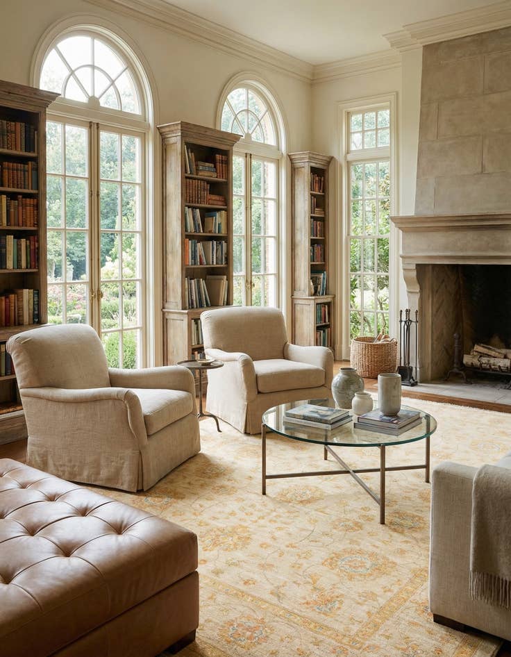 Detail image of 6' 9 x 9' 11 Ziegler Wool Rug