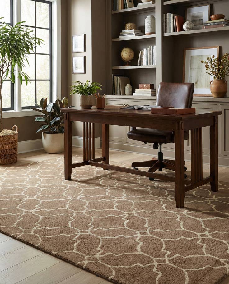 Detail image of 5' x 8' Luna Wool Rug