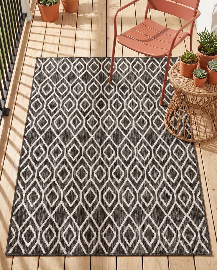 Detail image of 3' x 5' 3 Easy-Clean Jill Zarin Turks and Caicos Indoor / Outdoor Rug