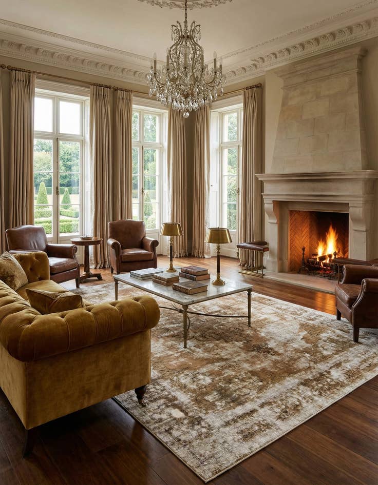 Detail image of 8' 1 x 11' 1 Vintage Rug