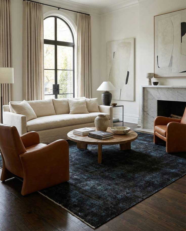 Detail image of 8' 3 x 11' Hand Knotted Ultra Vintage Persian Wool Rug