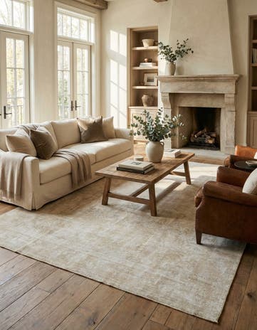 9' 4 x 12' 5 Hand Knotted Ultra Vintage Persian Wool Rug
