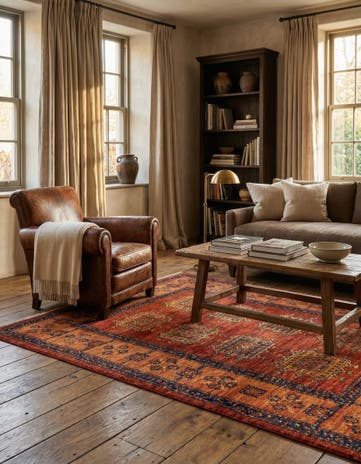 3' 7 x 5' 3 Kashkuli Wool Rug