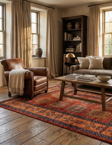3' 7 x 5' 3 Kashkuli Wool Rug