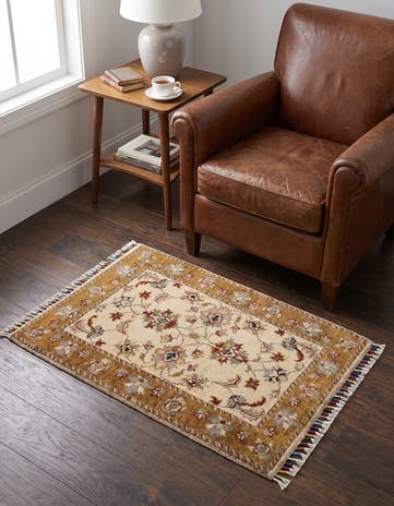 2' 1 x 3' Hand Knotted Ariana Ziegler Rug