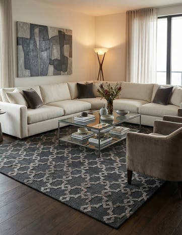 8' x 9' 9 Hand Knotted Luna Rug