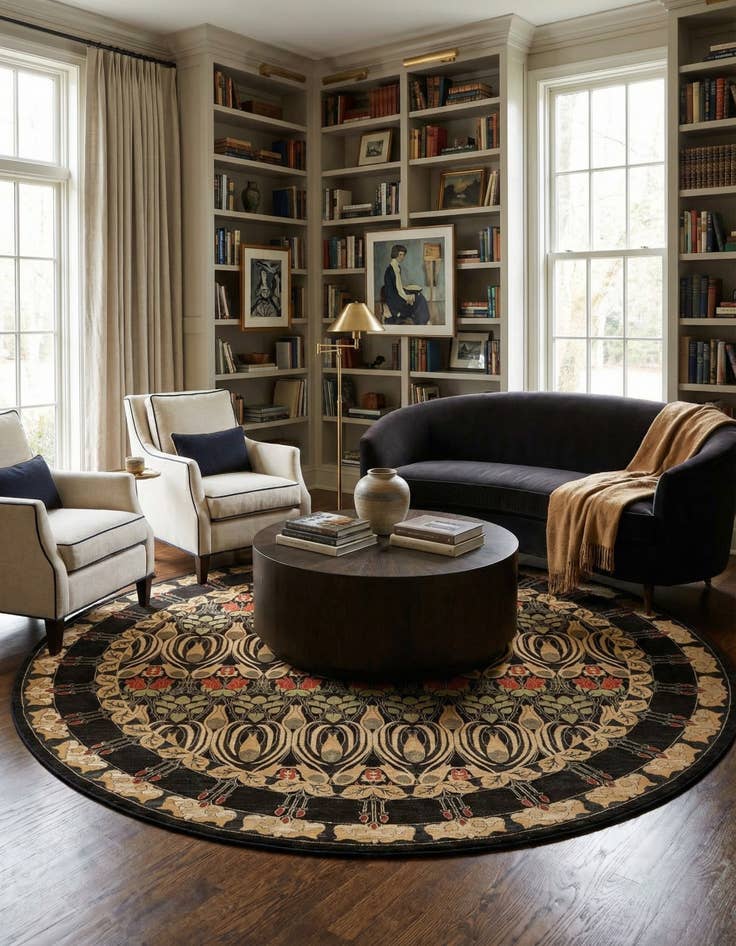 Detail image of 13' 1 x 13' 1 Kensington Round Rug
