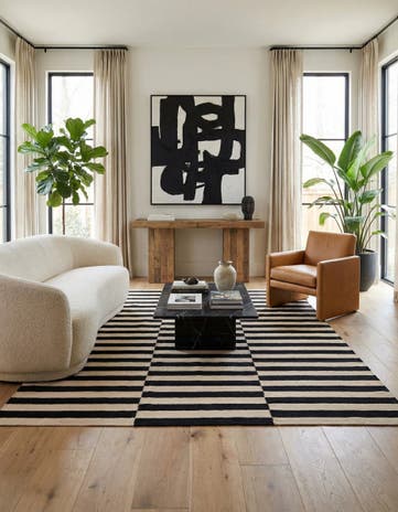 5' 8 x 7' 10 Hand Woven Kilim Modern Wool Rug