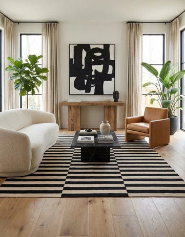 5' 8 x 7' 10 Hand Woven Kilim Modern Wool Rug