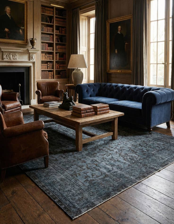 Detail image of 5' 9 x 9' 5 Ultra Vintage Wool Rug