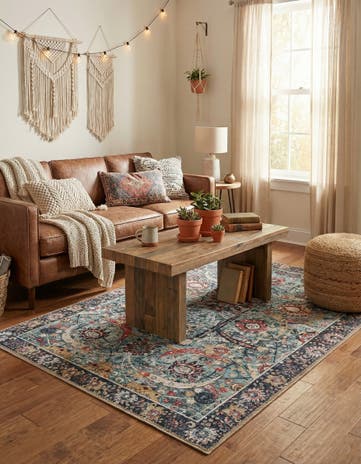 3' 6 x 5' 6 Washable Timeless Rug