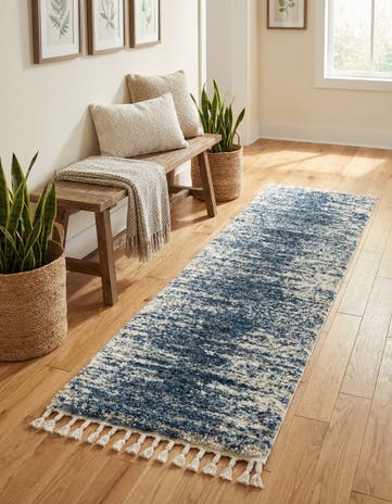 2' 7 x 12' Serenity Shag Runner Rug