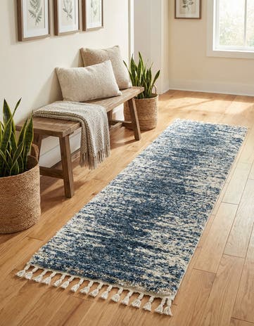 2' 7 x 12' Serenity Shag Runner Rug