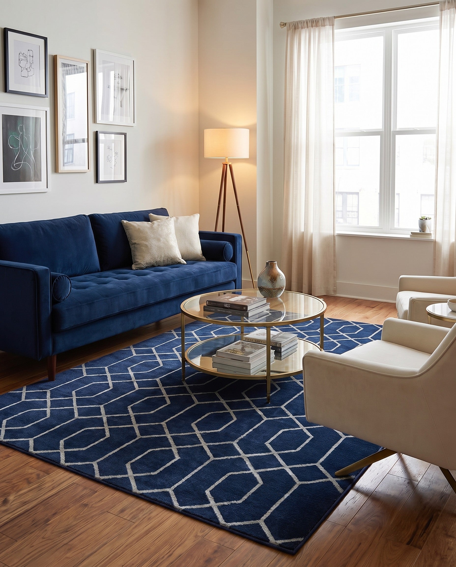 6' x 9' Marilyn Monroe™ Glam Trellis Rug