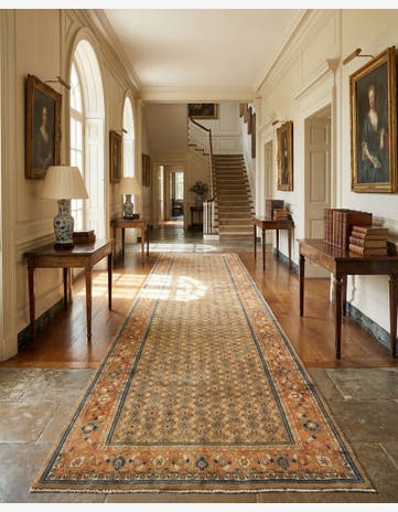 5' 3 x 10' 8 Arak Wool Runner Rug