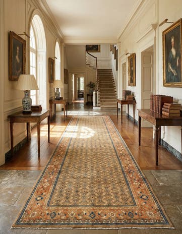 5' 3 x 10' 8 Arak Wool Runner Rug