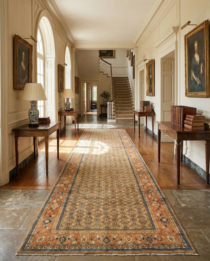 Detail image of 5' 3 x 10' 8 Arak Wool Runner Rug