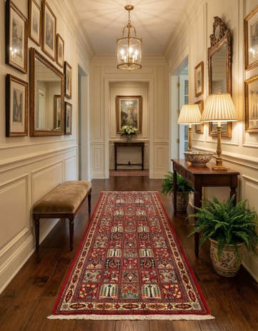 2' 6 x 6' 10 Qom Runner Rug