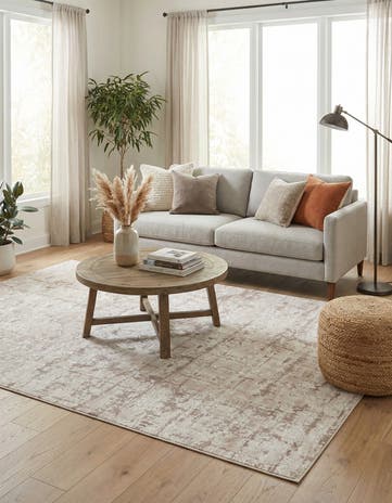 Jill Zarin Beige Uptown Lexington Avenue Rug