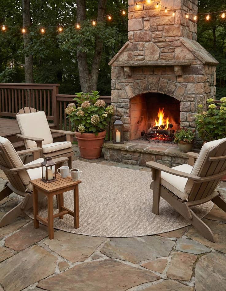 Detail image of  3' x 6'  Washable Solid Indoor / Outdoor Hearth Rug