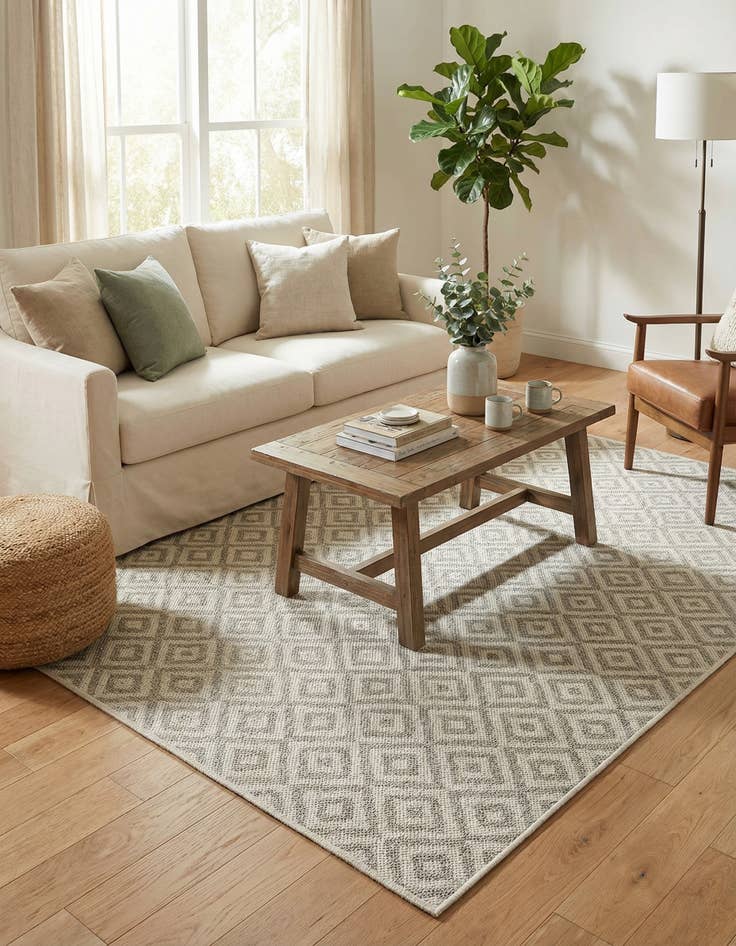 Detail image of 4' x 6' Easy-Clean Jill Zarin Costa Rica Indoor / Outdoor Rug