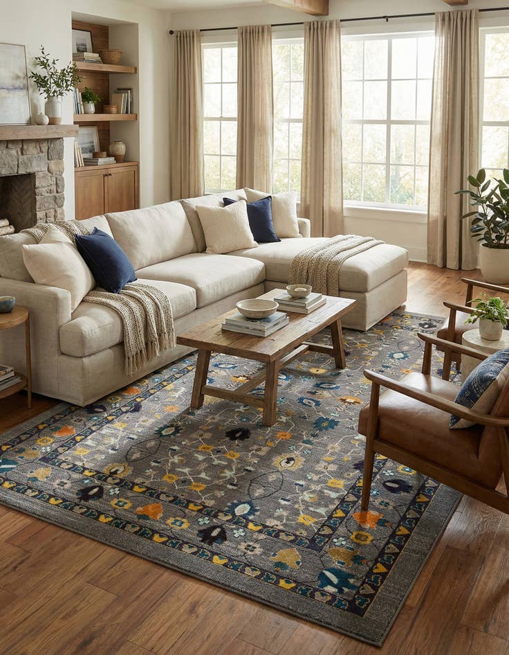 Detail image of 10' 6 x 16' 5  Washable Palazzo Rug