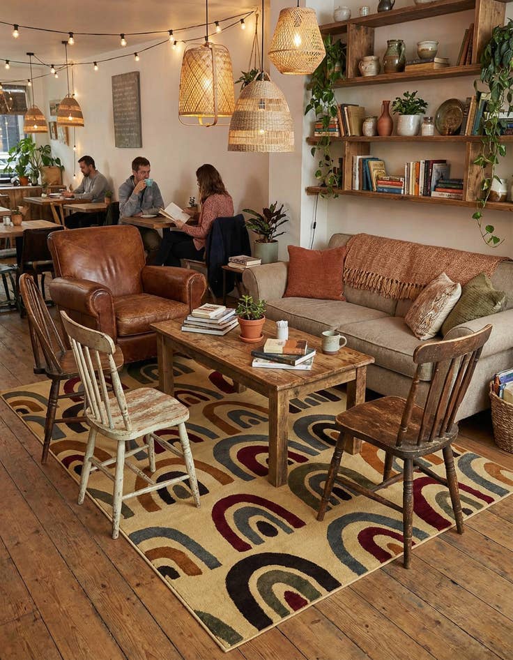 Detail image of 7' 10 x 10' Cafe Rug