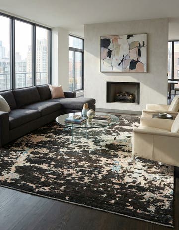 10' 6 x 14' 7 Hand Knotted Darya Rug