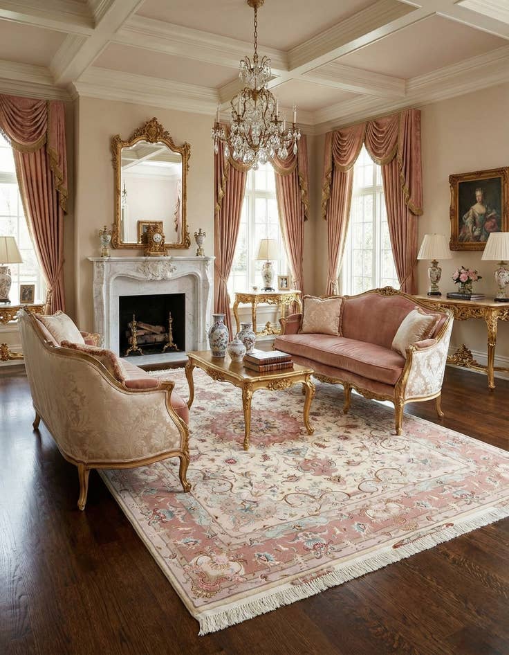 Detail image of  4' 10 x 6' 9 Tabriz Rug