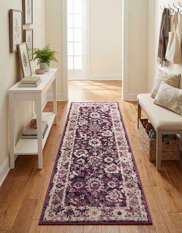 Purple Madeline Runner Rug