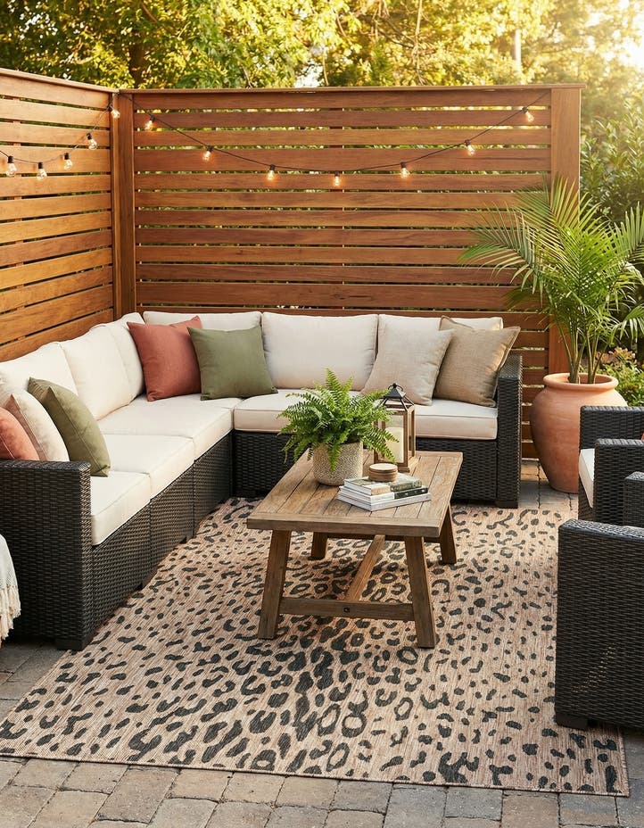 6' x 9' Easy-Clean Safari Indoor / Outdoor...