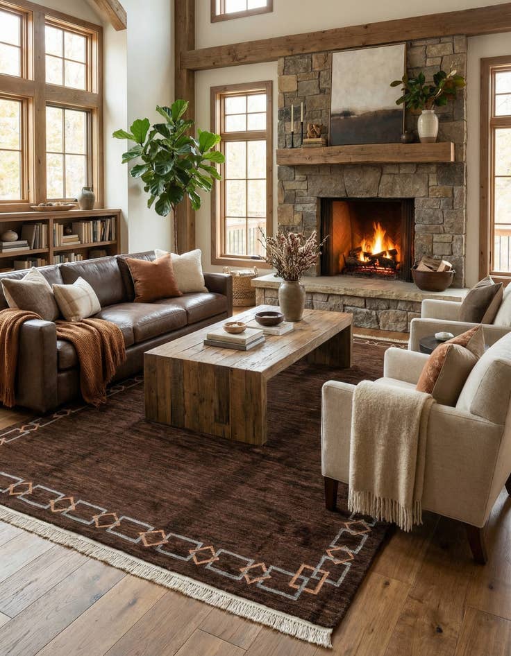 Detail image of  8' 2 x 11' 4  Hand Knotted Tibet Wool Rug